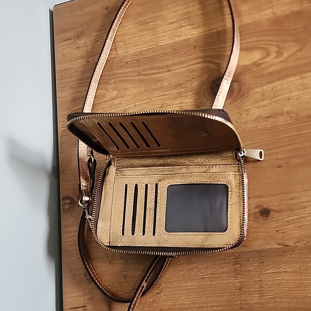 Patricia Nash   Italian Pheasant Pertina Frame Crossbody Bag - Picture 4 of 7